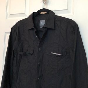 A/X Men’s black button up